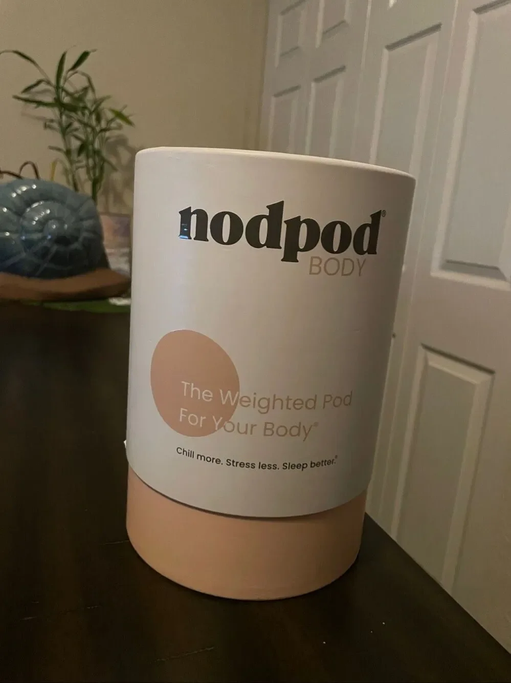 Nodpod Blush Pink Weighted Blanket Therapeutic Wellness New In Box